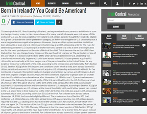 Bill to allow Irish gain US visas